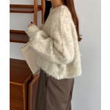 callautia シャギーショートニット | JUNOAH | 詳細画像3 