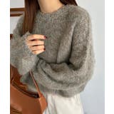 callautia シャギーショートニット | JUNOAH | 詳細画像7 