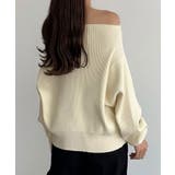 callautia Wジップオフショルニット | JUNOAH | 詳細画像12 