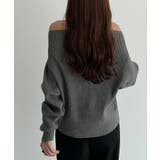 callautia Wジップオフショルニット | JUNOAH | 詳細画像16 