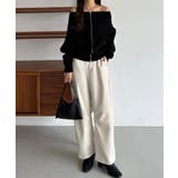 callautia Wジップオフショルニット | JUNOAH | 詳細画像5 