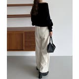 callautia Wジップオフショルニット | JUNOAH | 詳細画像6 