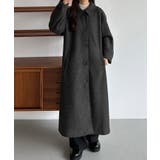 callautia コクーンスリーブステンカラーロングコート | JUNOAH | 詳細画像11 