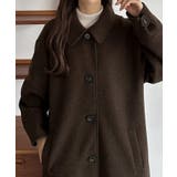 callautia コクーンスリーブステンカラーロングコート | JUNOAH | 詳細画像12 