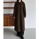 callautia コクーンスリーブステンカラーロングコート | JUNOAH | 詳細画像13 