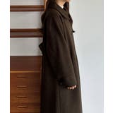 callautia コクーンスリーブステンカラーロングコート | JUNOAH | 詳細画像16 