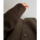 callautia コクーンスリーブステンカラーロングコート | JUNOAH | 詳細画像17 