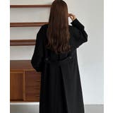 callautia コクーンスリーブステンカラーロングコート | JUNOAH | 詳細画像6 