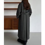 callautia コクーンスリーブステンカラーロングコート | JUNOAH | 詳細画像9 