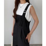 callautia ワイドストラップナイロンサロペット | JUNOAH | 詳細画像6 