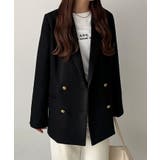 callautia ゴールドボタンテーラードジャケット | JUNOAH | 詳細画像2 