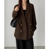 callautia ゴールドボタンテーラードジャケット | JUNOAH | 詳細画像20 