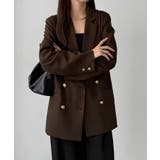 callautia ゴールドボタンテーラードジャケット | JUNOAH | 詳細画像21 