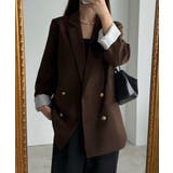 callautia ゴールドボタンテーラードジャケット | JUNOAH | 詳細画像22 