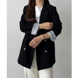 callautia ゴールドボタンテーラードジャケット | JUNOAH | 詳細画像3 