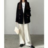 callautia ゴールドボタンテーラードジャケット | JUNOAH | 詳細画像5 