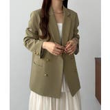 callautia ゴールドボタンテーラードジャケット | JUNOAH | 詳細画像8 