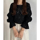 callautia 前後2wayシアーレースブラウス | JUNOAH | 詳細画像11 