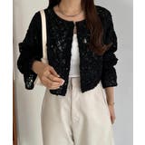 callautia 前後2wayシアーレースブラウス | JUNOAH | 詳細画像9 