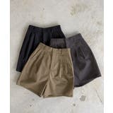 callautia ツイルツータックハイウエストショートハ?ンツ | JUNOAH | 詳細画像10 