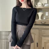 Meiru【選べる】厚手長袖リブニット | JUNOAH | 詳細画像12