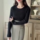 Meiru【選べる】厚手長袖リブニット | JUNOAH | 詳細画像14