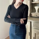 Meiru【選べる】厚手長袖リブニット | JUNOAH | 詳細画像16