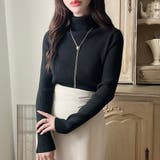 Meiru【選べる】厚手長袖リブニット | JUNOAH | 詳細画像20