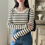 Meiru【選べる】厚手長袖リブニット | JUNOAH | 詳細画像24