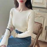 Meiru【選べる】厚手長袖リブニット | JUNOAH | 詳細画像3