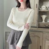 Meiru【選べる】厚手長袖リブニット | JUNOAH | 詳細画像5