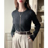 Meiru 【選べる】ラメリブニット | JUNOAH | 詳細画像14 