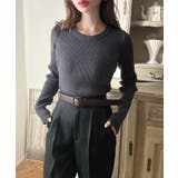 Meiru 【選べる】ラメリブニット | JUNOAH | 詳細画像23 