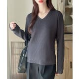 Meiru 【選べる】ラメリブニット | JUNOAH | 詳細画像25 