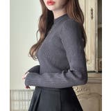 Meiru 【選べる】ラメリブニット | JUNOAH | 詳細画像28 