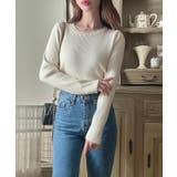 Meiru 【選べる】ラメリブニット | JUNOAH | 詳細画像3 