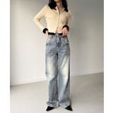 バイカラーシャギーダブルジップニット | JUNOAH | 詳細画像8