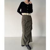 レイヤード風配色ショートニットトップス | JUNOAH | 詳細画像9 