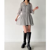 シャーリングデザインシアーチュニック | JUNOAH | 詳細画像11 