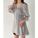 シャーリングデザインシアーチュニック | JUNOAH | 詳細画像12 