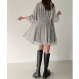 シャーリングデザインシアーチュニック | JUNOAH | 詳細画像15 