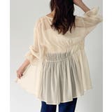 シャーリングデザインシアーチュニック | JUNOAH | 詳細画像5 