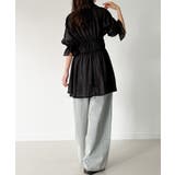 シャーリングデザインシアーチュニック | JUNOAH | 詳細画像8 