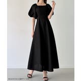 バックリボンフレアワンピース(薄手、裏地なし) | JUNOAH | 詳細画像2