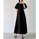 バックリボンフレアワンピース(薄手、裏地なし) | JUNOAH | 詳細画像7