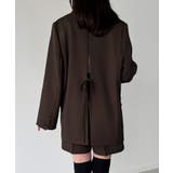 バックリボンテーラードジャケット+ショートパンツSET | JUNOAH | 詳細画像15