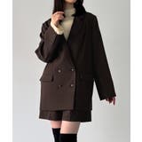 バックリボンテーラードジャケット+ショートパンツSET | JUNOAH | 詳細画像16