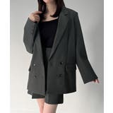 バックリボンテーラードジャケット+ショートパンツSET | JUNOAH | 詳細画像8