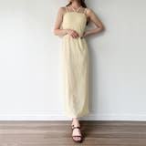 ダブルストラップリブキャミワンピース | JUNOAH | 詳細画像14 