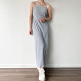 ダブルストラップリブキャミワンピース | JUNOAH | 詳細画像19 